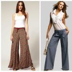 Women's pajama pants with belt and French double seam